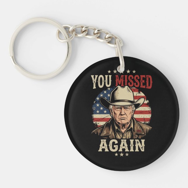 you missed again key ring (Front)