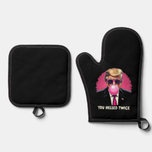 You Missed Twice Trump Election 2024 Oven Mitt & Pot Holder Set