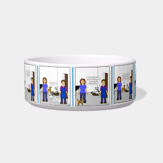 You Move, You Lose pet bowl