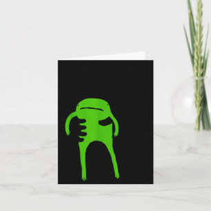You Must Accept The Frog Funny Meme Saying Quote  Card