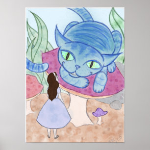 "You must be," said the Cat value light bigger Poster