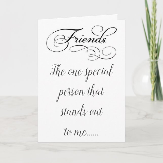 YOU, MY FRIEND R WISHED HAPPIEST BIRTHDAY EVER CARD (Front)