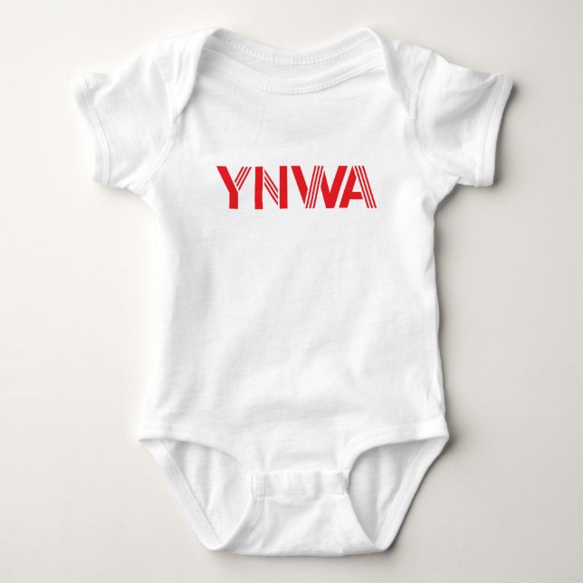 You Never Walk Alone YNWA Baby Bodysuit (Front)