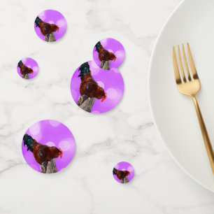 You Nosey Parker Rooster, Confetti