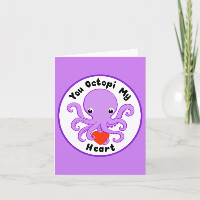 You Octopi My Heart Card (Front)