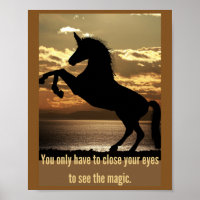 you only have to close your eyes unicorn