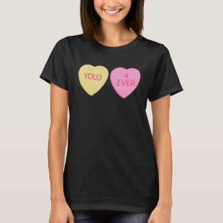 You Only Live Happy Valentines Day Conversation He T-Shirt