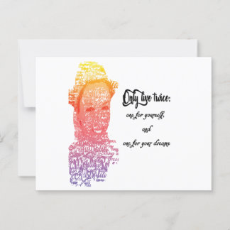 You only live twice postcard