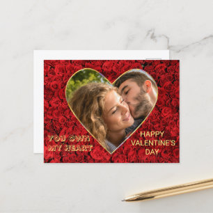 You Own My Heart, Valentine Holiday Postcard