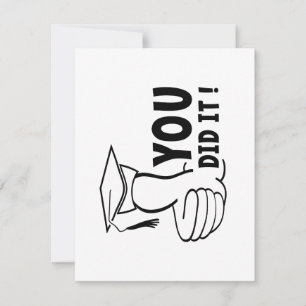 You passed or you got it, diploma