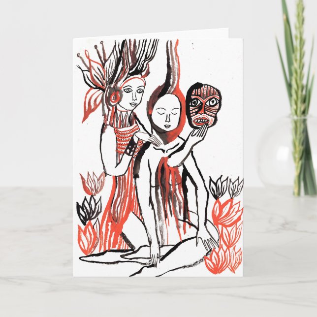 You Penetrate My Heart and Remove the Mask card (Front)