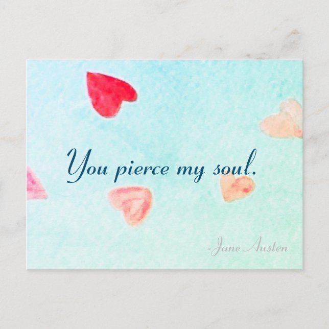 You pierce my soul. - Postcard (Front)
