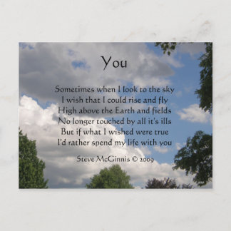 You Poem Postcard