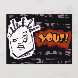 YOU?! postcard