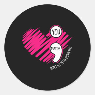 You Problem Breast Cancer Awareness Pink Warrior S Classic Round Sticker
