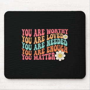 You Problem Kindness Be Kind Groovy Mental Health Mouse Mat
