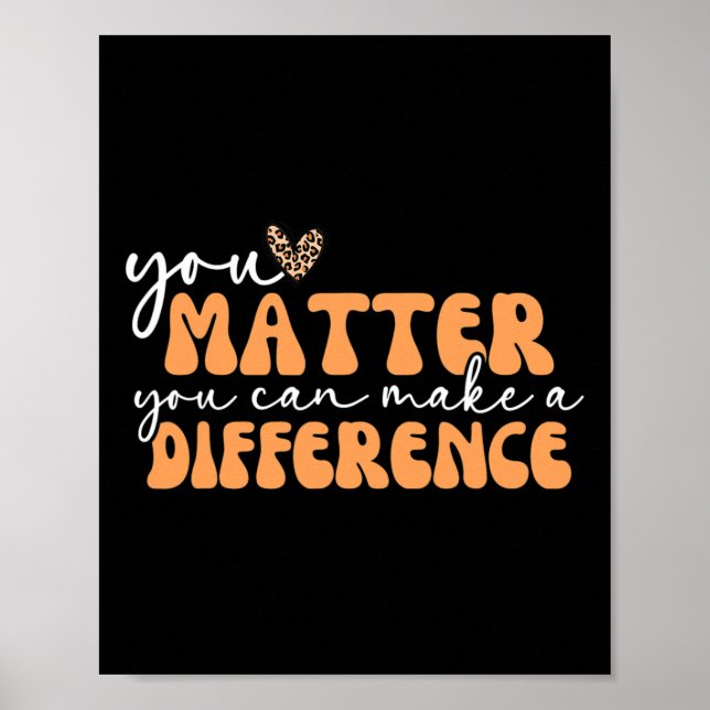 You Problem Kindness Be Kind Groovy Mental Health  Poster (Front)