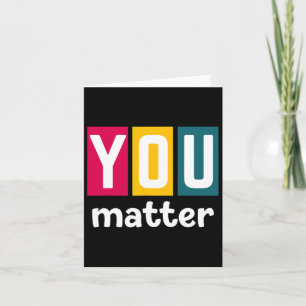 You Problem Mental Health Awareness For Women Card