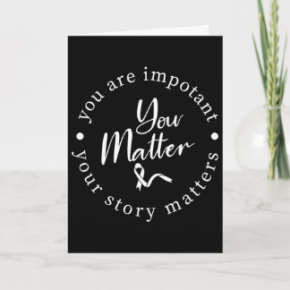 You Problem Mental Health Awareness Warrior Counse Card