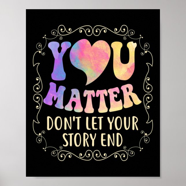 You Problem Suicide Prevention Awareness  Poster (Front)