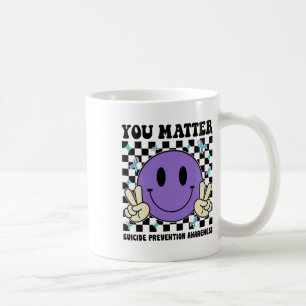 You Problem Teal Purple Ribbon Suicide Prevention Coffee Mug