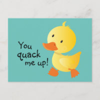 You quack me up funny duckling