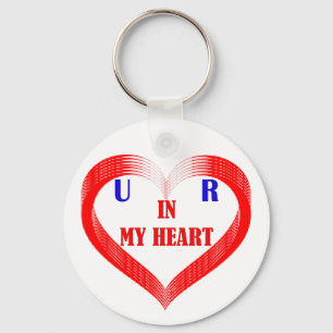 YOU R IN MY HEART KEY RING