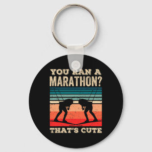 You Ran A Marathon That's Cute Biathlete Sports Bi Key Ring