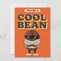 You’re a Cool Bean funny coffee bean pun gift