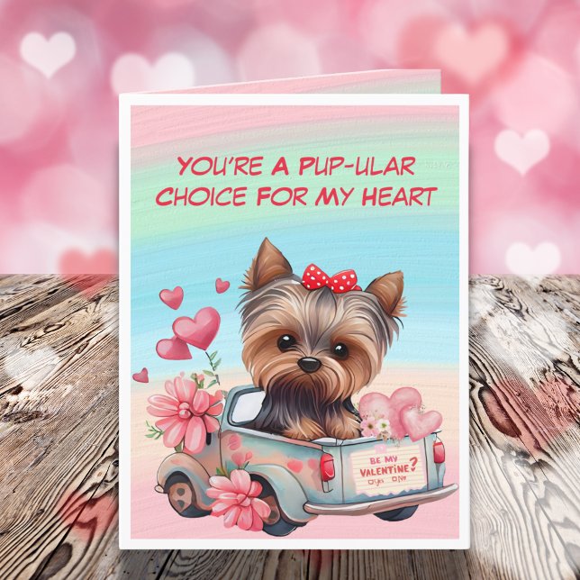 You’re A Pup-ular Choice For My Heart Holiday Card (When they’re the only one who makes your heart do zoomies.)