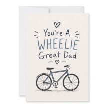You’re A Wheelie Great Dad Funny Father’s Day Flat