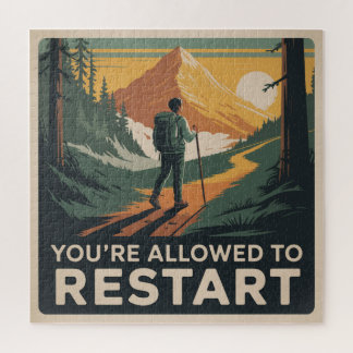 You’re Allowed To Restart Jigsaw Puzzle