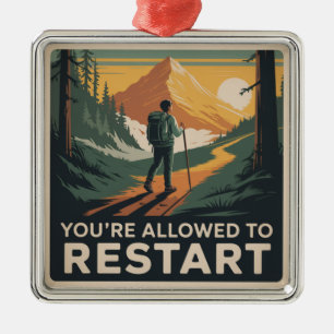 You’re Allowed To Restart Metal Tree Decoration