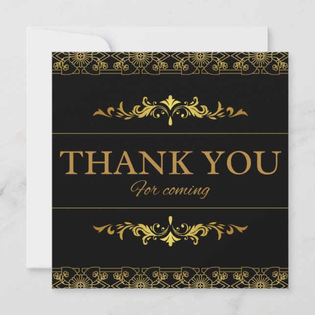 You re Always Welcome  Gratitude for Your Presence Thank You Card (Front)