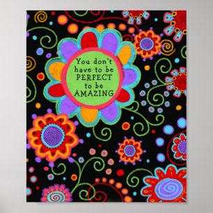 “You’re Amazing” Fun Colourful Classroom Poster
