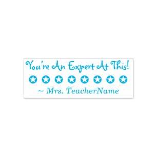 "You’re An Expert At This!" Grading Rubber Stamp