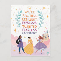 You’re Beautiful & Fearless Motivational Quote 