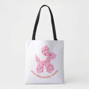 You’re Doing Amazing Sweetie Quote Design Cute Tote Bag