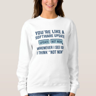 You’re Like A Software Update Sweatshirt