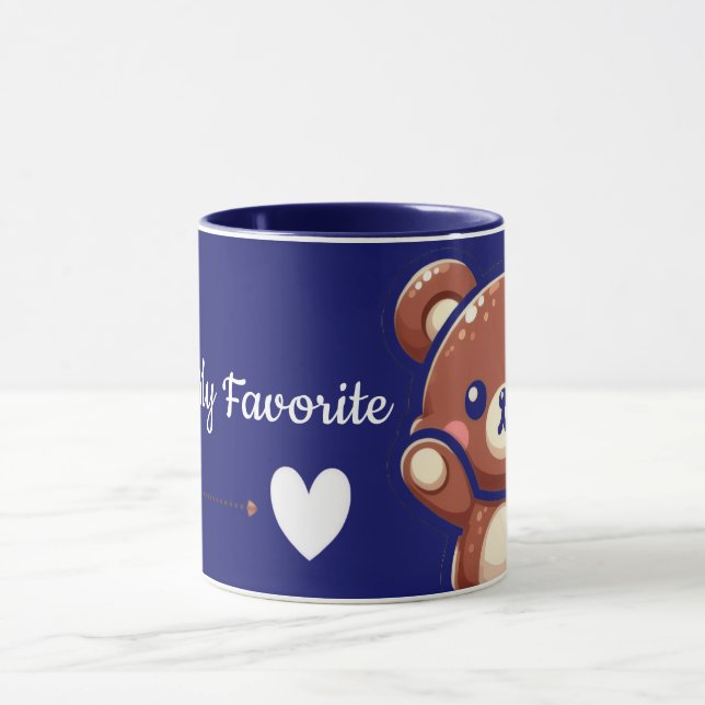 You’re My Favorite – Cute Teddy Bear Mug (Center)