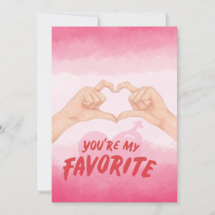 You’re My Favorite – Romantic Valentine’s Day Card