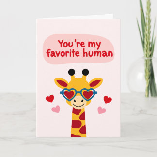 You’re My Favourite Human” Card