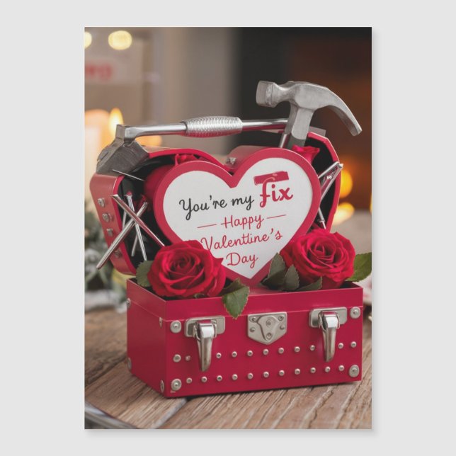 You’re My Fix – Romantic Valentine’s Day Design Magnetic Invitation (Front)