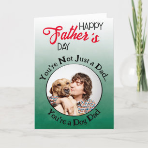 You’re not just a dad…you’re a dog dad personalise thank you card