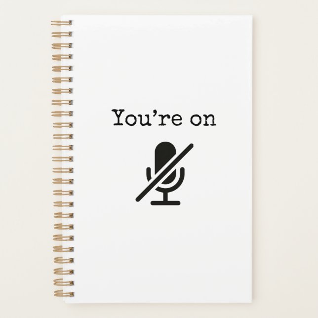 You’re on Mute Funny Planner (Front)