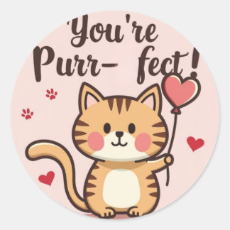 'You’re Purr-fect!' Cat Valentine’s Sticker