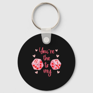 You’re The 6 To My 7 Funny Valentine’s Day 67 Meme Key Ring