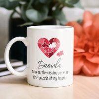 You’re The Missing Piece Name Gift Coffee Mug