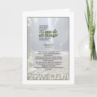 You really can do anything - Philippians 4:13 Card