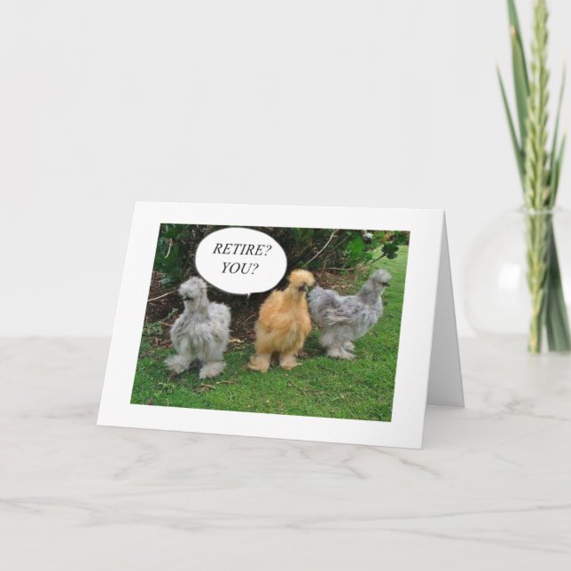 YOU-****RETIREMENT****? GREAT NEWS **ENJOY** CARD (Front)